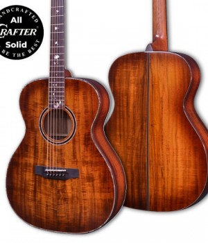 크래프터 MIND T-2500e ALK DL 아카시안코아 올솔리드 통기타 OM바디