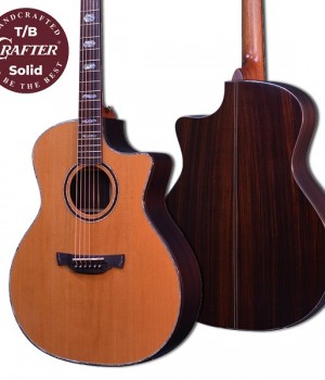 크래프터 플래티넘 프리미엄 VVS 통기타 탄화목 / 픽업선택