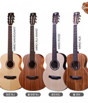 크래프터 마이노 탑솔리드 미니기타 마호가니 로즈우드 올코아