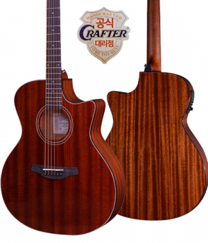크래프터 HG-250CE MH/BR 픽업 GA바디 통기타