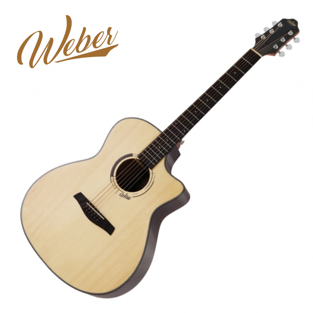 웨버 weber W513 GA바디 탑솔리드 입문 초보 연습용 통기타