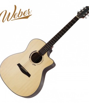 웨버 weber W513 GA바디 탑솔리드 입문 초보 연습용 통기타