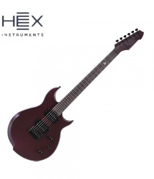 헥스 일렉기타 W300 S/MDP 새틴 메탈릭 딥퍼플 입문용