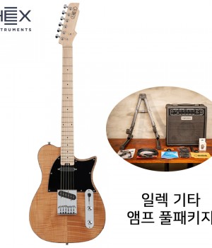 앰프패키지 헥스 일렉기타 HEX T200 NT
