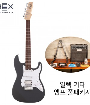 앰프패키지 헥스 일렉기타 HEX E100 SG