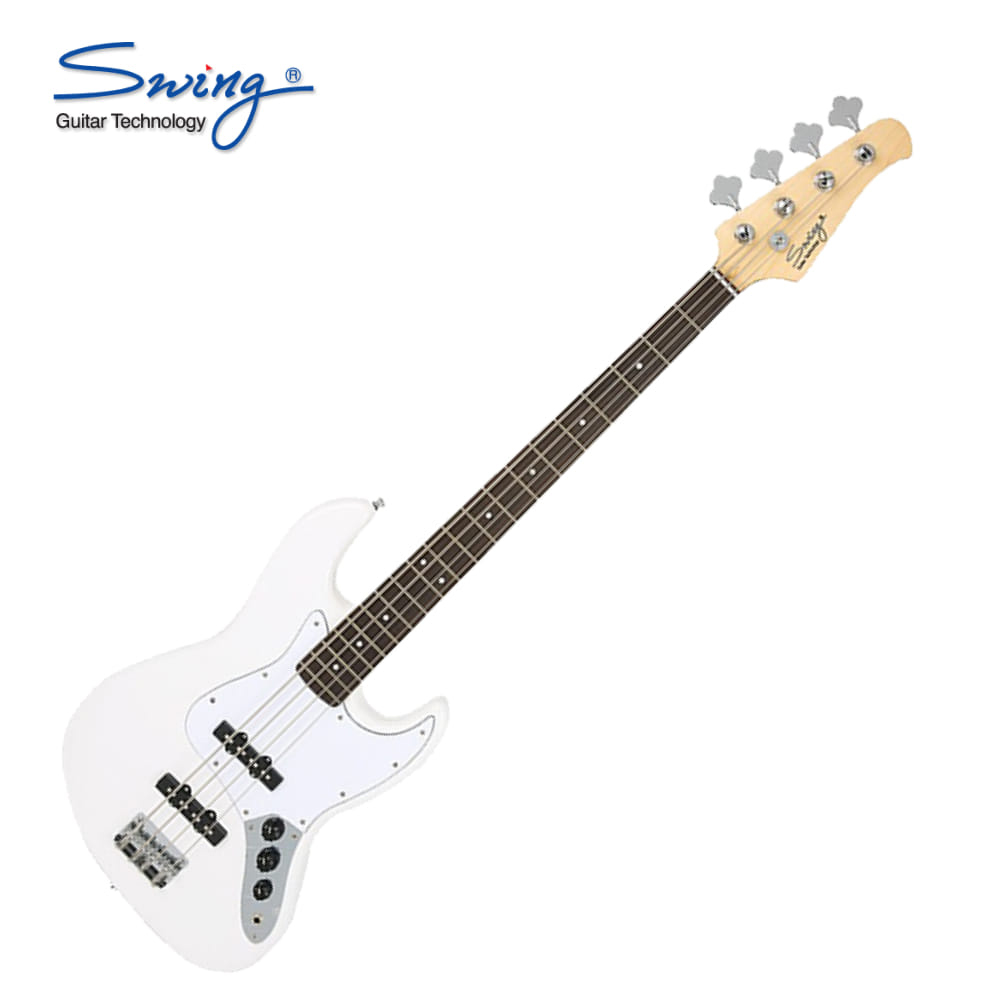 스윙 베이스기타 재즈킹 Jazz King White (Rosewood)
