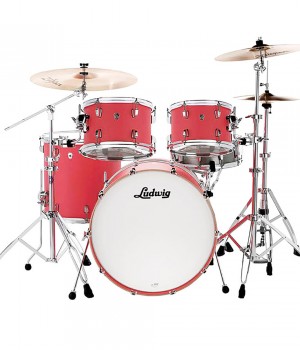 Ludwig Neusonic Drum 5pcs Shell Pack 루딕 뉴소닉 5기통 CORAL RED 10